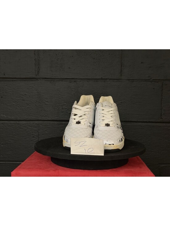 Barefox Y2K Diamond Money Print Sneaker White Black Men\'s 10 Vintage Streetwear main image 7